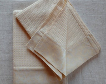 European Woven Bath Towels with Jacquard Border 38" x 58"