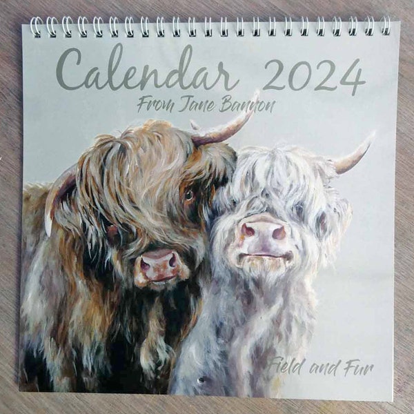 Calendar 2024 Farmyard by Jane Bannon