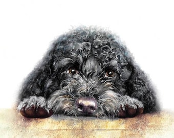 Personalised Cavapoo / Doodle Dog Greetings Card /notelet (6" X 4 ...