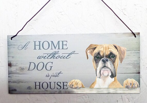Boxer Dog Metal Christmas Santa Sleigh