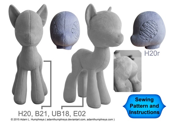 Pony Mare Plushie Sewing Pattern 21 Minky Stuffed Plush Animal - Etsy Pony Mare Plushie Sewing Pattern 21 Minky Stuffed Plush Animal - Etsy