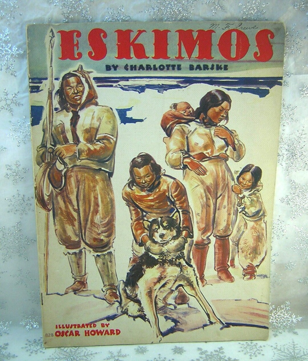 1940 Children's Book Eskimos by Charlotte Barske Etsy