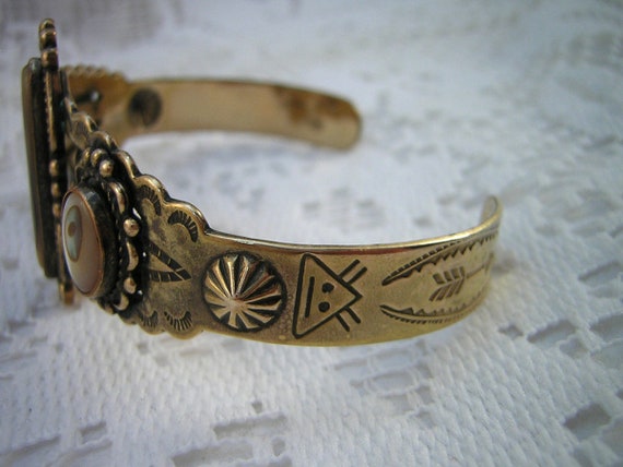 Bell Trading Post Outstanding Cuff Bracelet with … - image 9