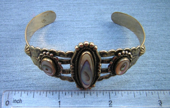 Bell Trading Post Outstanding Cuff Bracelet with … - image 4