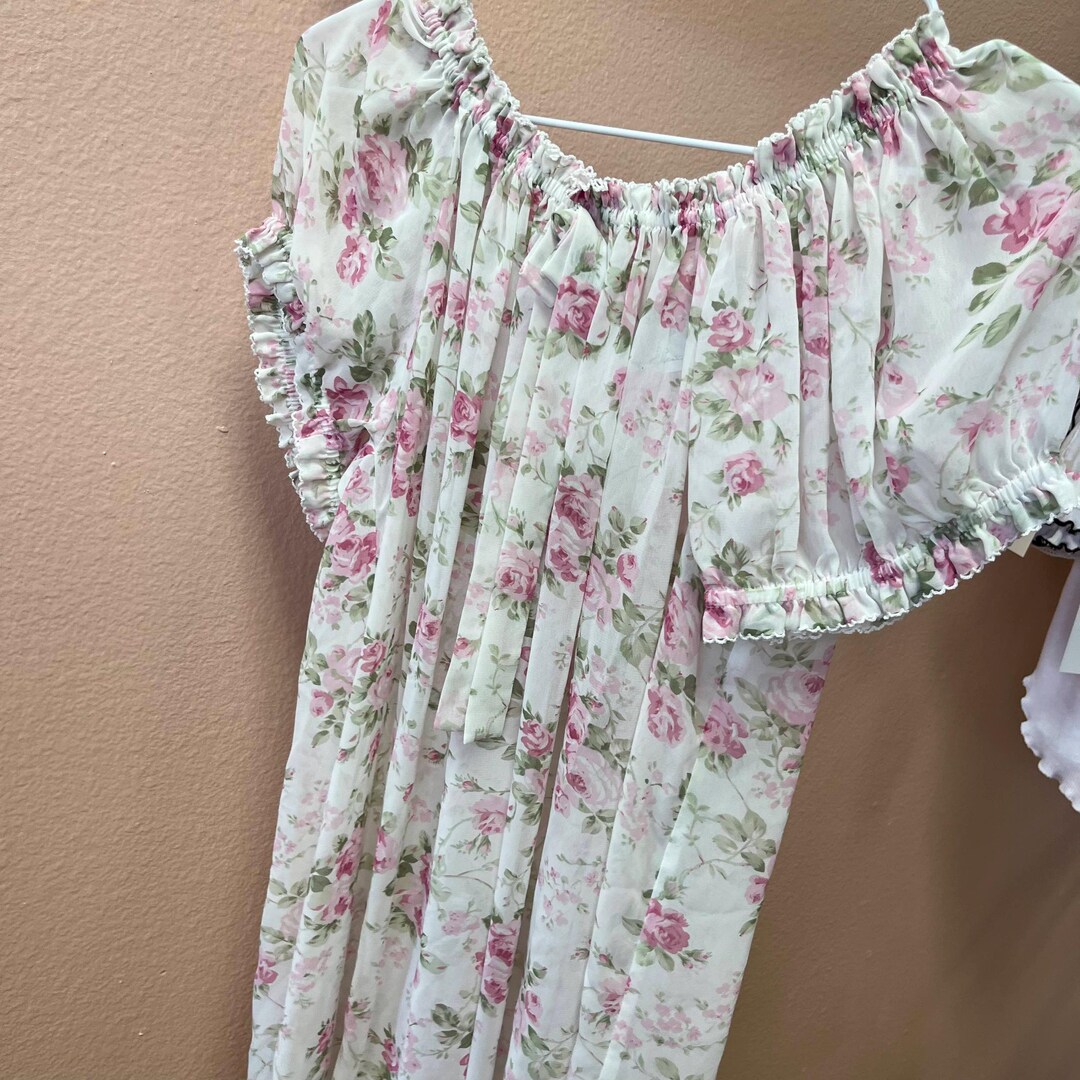 Sheer Flowy Babydoll (M)