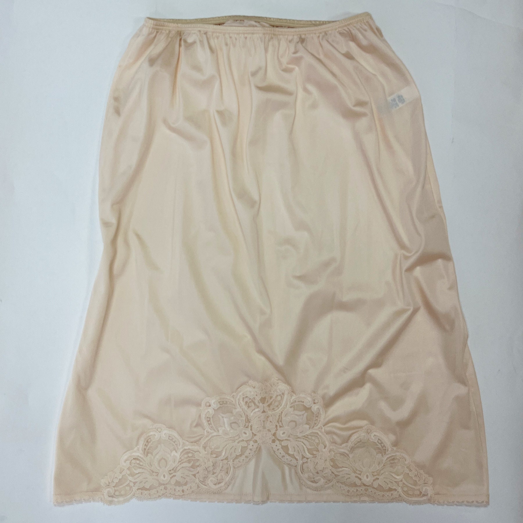 VINTAGE SEMI SHEER Half Slip Etsy