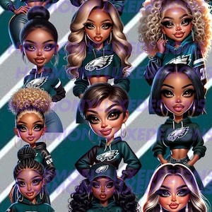 12 Eagles girl, Super Bowl, campeonato, futebol, sublimação, png