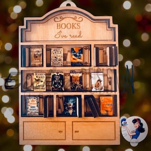 Décoration souvenir d&#39;étagère de livres que j&#39;ai lus personnalisables