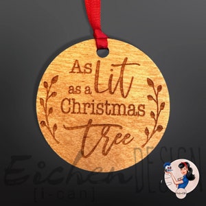 Tão iluminado quanto uma árvore de Natal enfeite adulto travesso