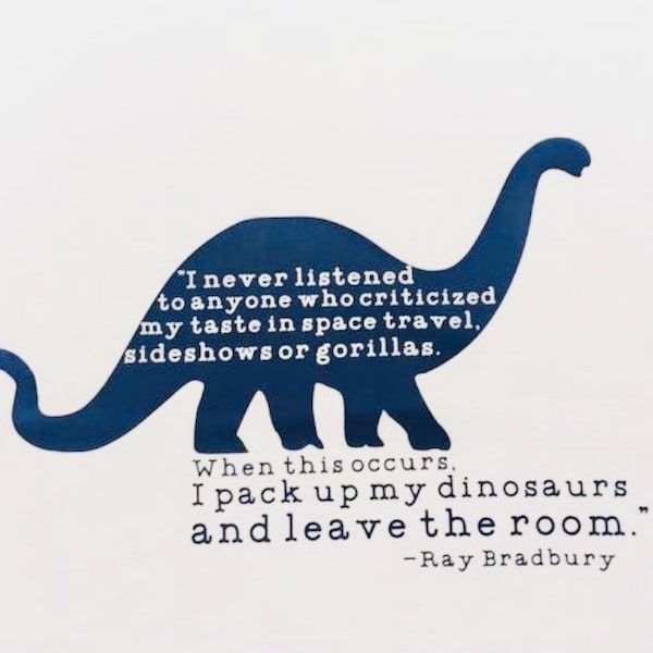 Ray Bradbury Dinosaur T Shirt
