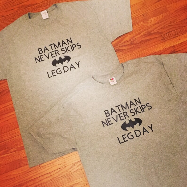 Batman Never Skips Leg Day Tee - Etsy