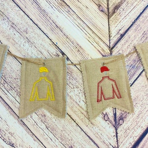 Kentucky Derby Jockey Banner Wall Hanging