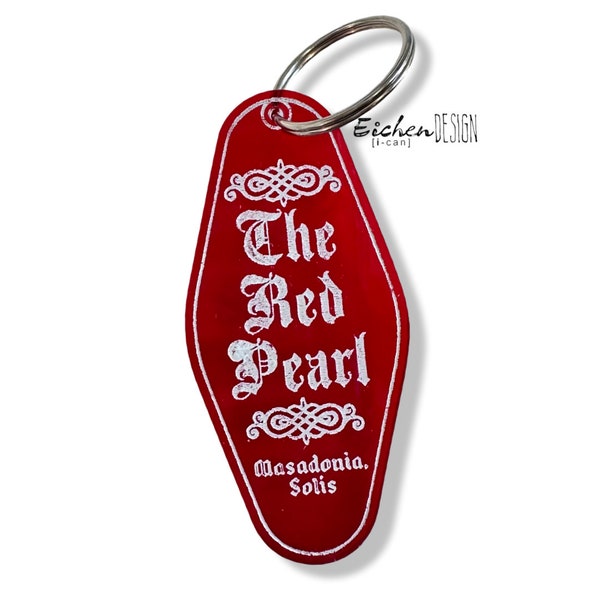 The Red Pearl Inspired Vintage Style Keychain