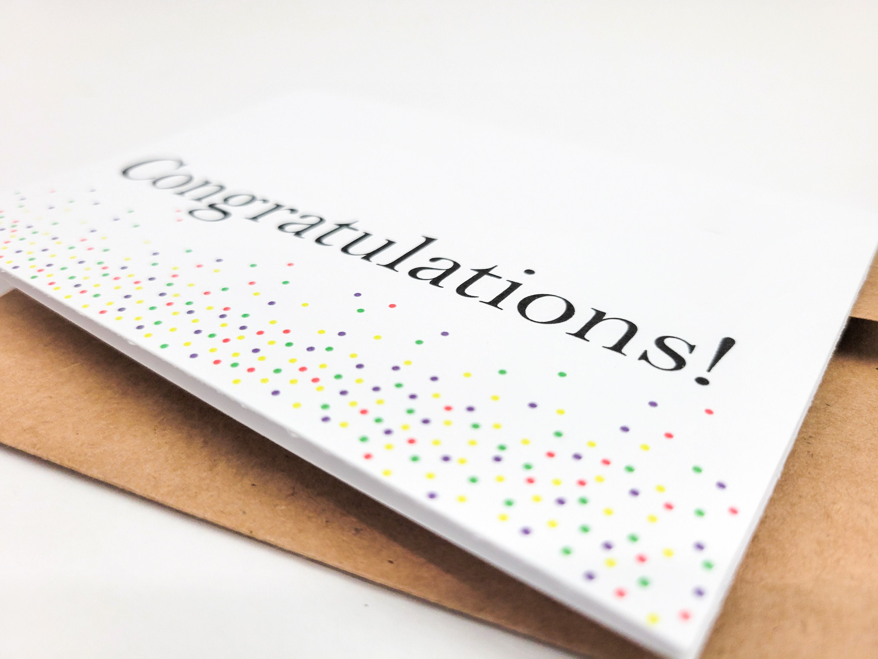 Simple Congratulations Greeting Card - Etsy