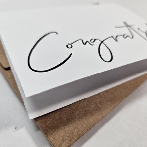 Simple Congratulations Greeting Card - Etsy