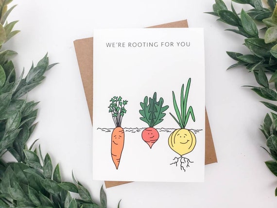 Funny Get Well Soon Card - We Are Rooting For You Funny Greeting Card