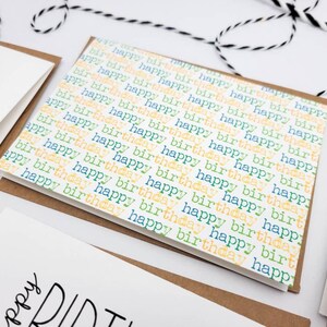 Colorful Birthday Card Variety Pack - Set of Generic Birthday Cards - Etsy