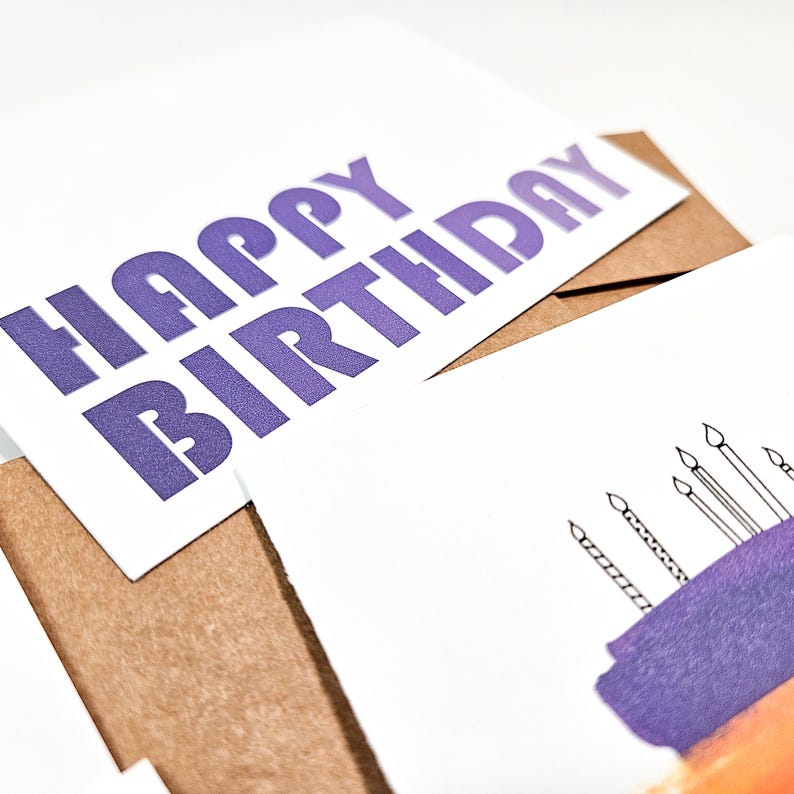 Colorful Birthday Card Variety Pack - Set of Generic Birthday Cards - Etsy