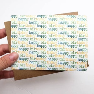 Colorful Birthday Card Variety Pack - Set of Colorful Happy Birthday ...