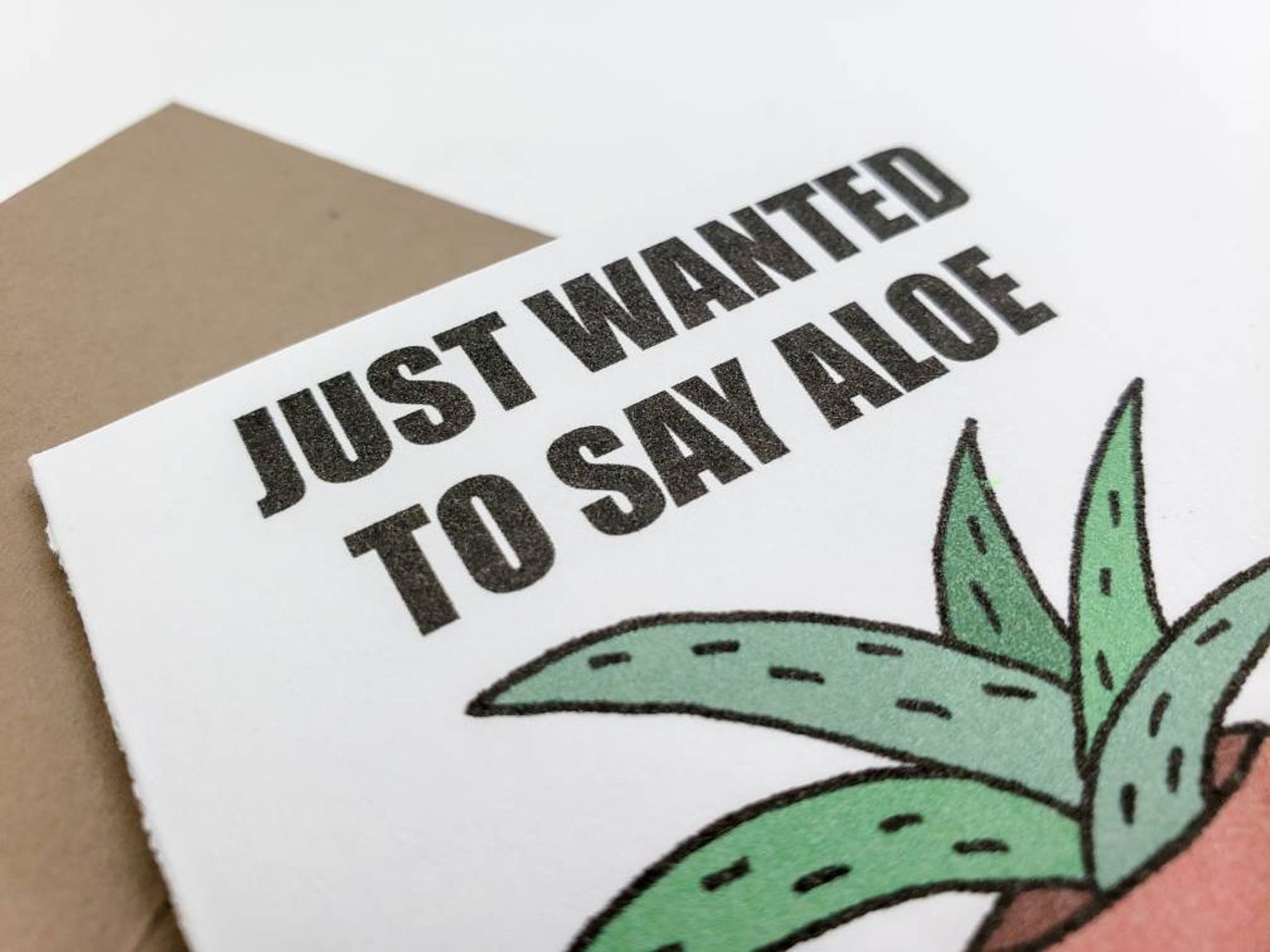 Funny Just Because Greeting Card Funny Succulent Card Etsy