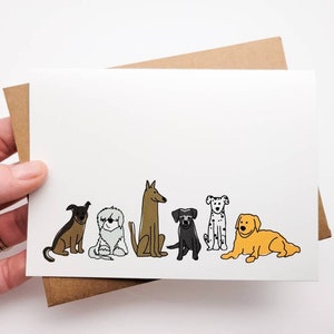 Dog Themed Greeting Card - Just Because Dog Card for Any Occasion
