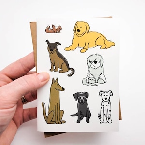 Dog Themed Greeting Card - Just Because Dog Card for Any Occasion