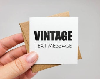 Minimalist Thinking of You Card: Small Modern Greeting