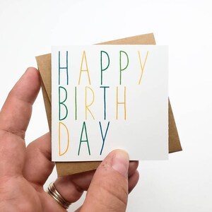 Colorful Birthday Card Variety Pack - Set of Colorful Happy Birthday ...