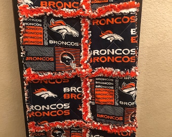 Denver Broncos, Denver Broncos Quilt, Broncos Quilt, Sports Quilt, Handmade Quilt, Gift for Sports Fan