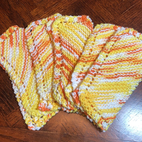 Hand Knitted Dishcloths, Dish Cloths, Kitchen Cloths, Kitchen Towels, Hand Made Dish Cloths, Cotton Dishcloths, Wash Cloths, Dish Rags