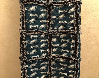 Philadelphia Eagles Quilt, Eagles Blanket, Sports Quilt, Handmade Quilt, Gift for Sports Fan, Football Quilt