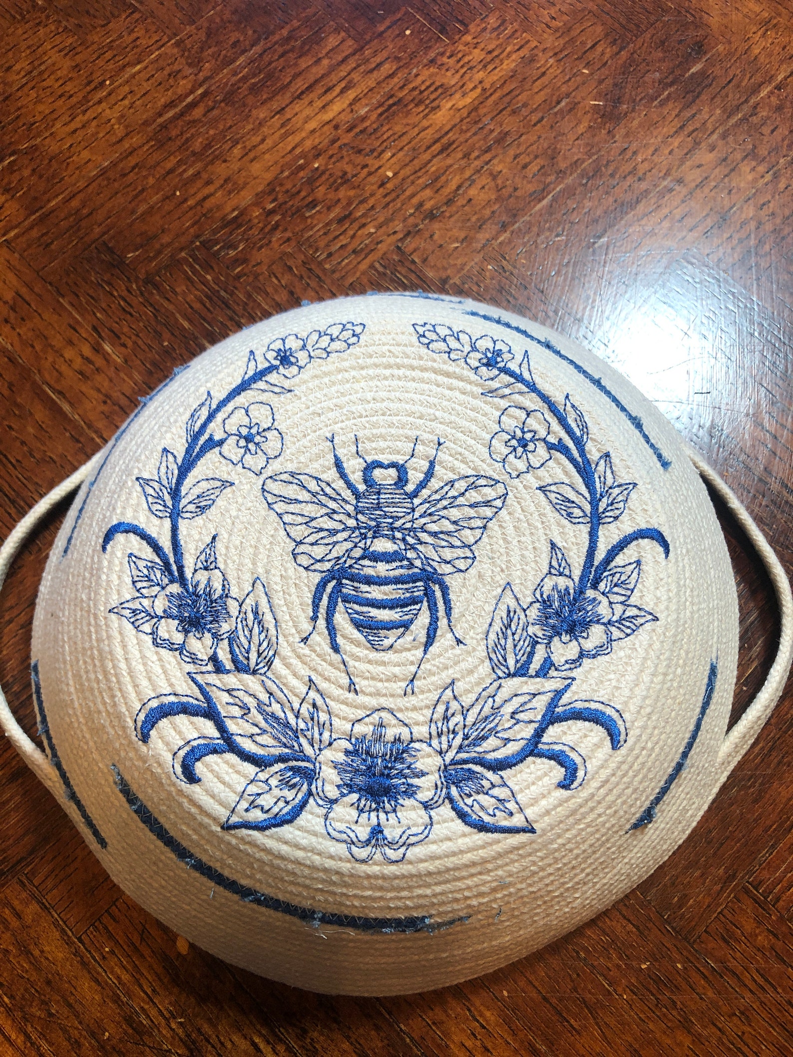 Machine Embroidery Designs For Rope Baskets Machine Embroidery Designs For Rope Baskets