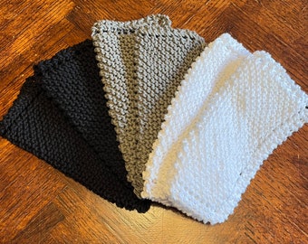 Knitted Dish Cloths, Hand Knit Dishcloths, Knitted Dish Cloths, Kitchen Towels, Wash Cloths, Dish Cloths, Dish Rags, Housewarming Gift