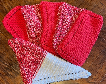 Knitted Dish Cloths, Hand Knit Dishcloths, Knitted Dish Cloths, Kitchen Towels, Wash Cloths, Dish Cloths, Dish Rags, Housewarming Gift