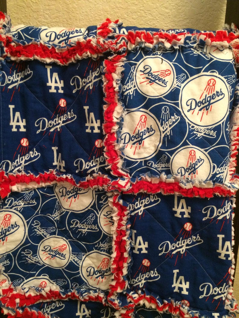 LA Dodgers Blanket Etsy
