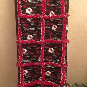 Arizona Cardinals Quilt,  Cardinals Quilt, Sports Quilt, Football Quilt, Handmade Quilt, Gift for Sports Fan