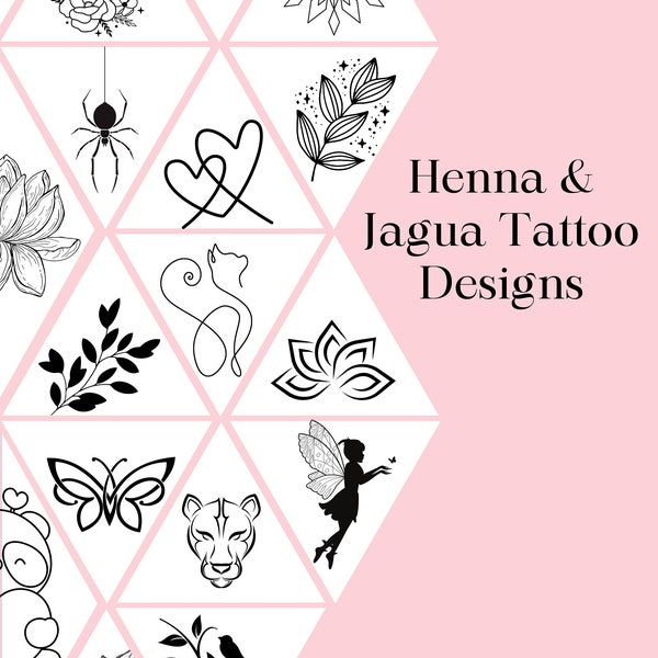 Henna Tattoo Kunst | Henna-Ebook | Tattoo Motive | Henna-Buch | Henna Kunst | Henna-Designs | Lernen Sie Henna | Schulaktivität