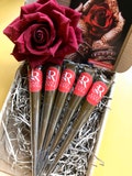 5 Natural Henna Cones | Bridal Henna | Temporary Tattoo | Chemical Free | Fine Tip product logo