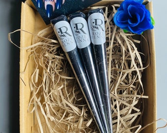 3 Jagua Cones | Natural Temporary Blue Tattoo Dye