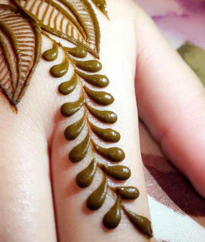 5 Henna Cones | Natural | Bridal Henna | Temporary Tattoo | Chemical Free | Fine Tip image 2