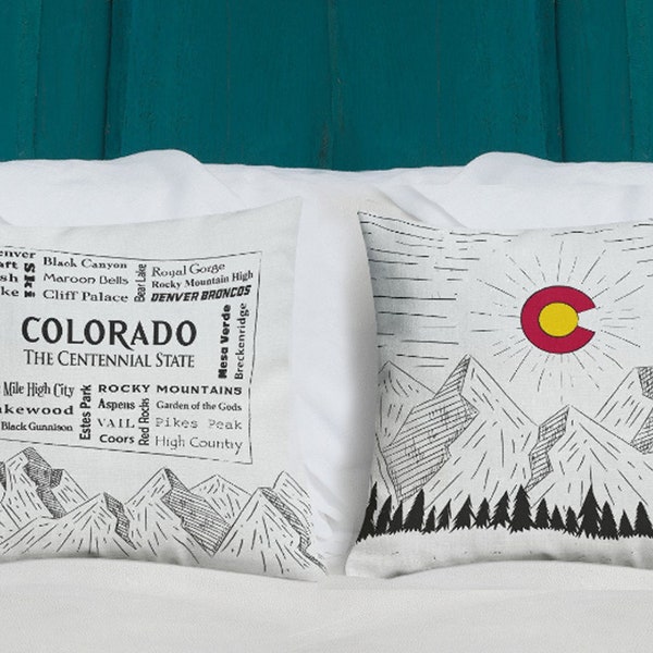 Colorado Pillow - Etsy