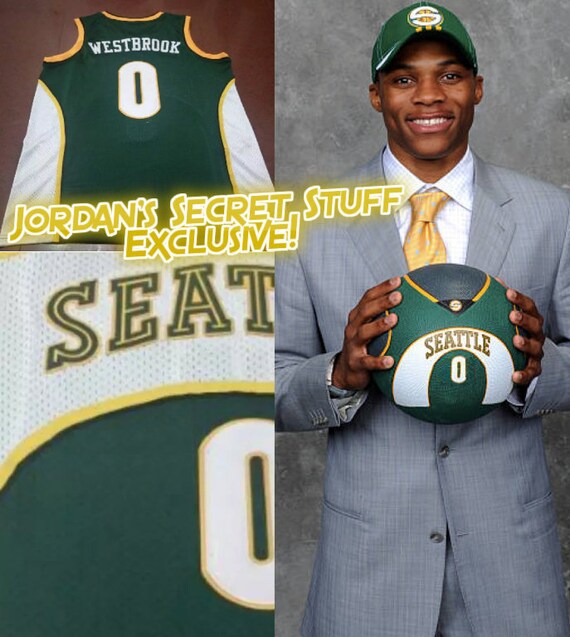 russell westbrook supersonics jersey