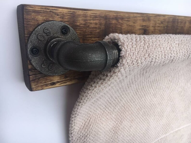 Bathroom Set Toilet Roll Holder Towel Rail Toothbrush Etsy