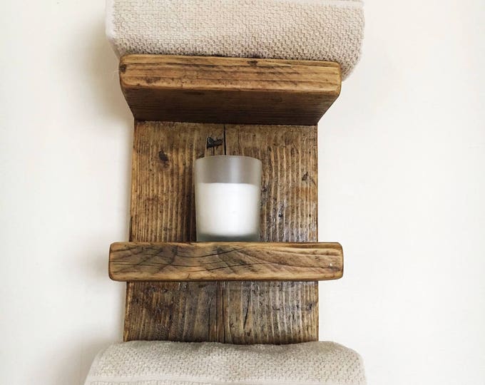 Wood Shelving Reclaimed Wood Shelves Bathroom Shelves Etsy