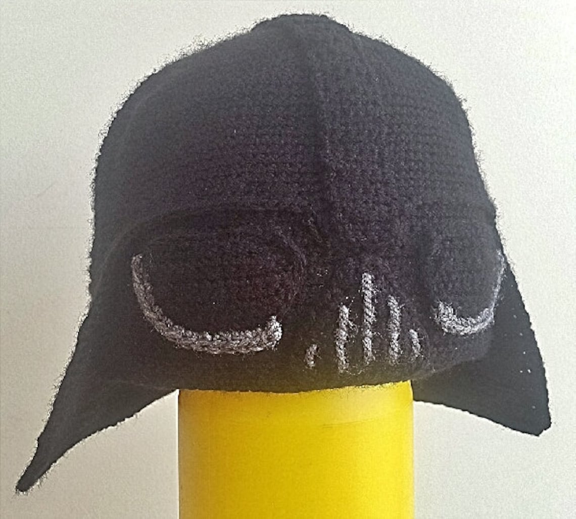 Darth Vader Beanie Crochet Pattern ENGLISH Etsy
