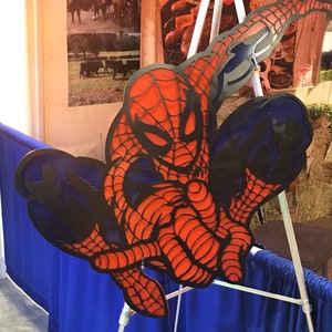Decoración de pared de acero de Spiderman - 91 cm (36") Fabricada por veteranos