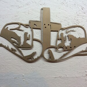 Western prayer hats and cross