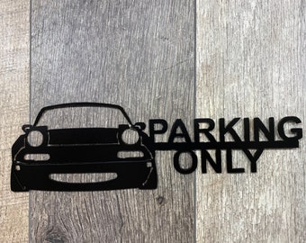 Car parking only sign