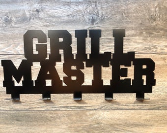 Soporte para utensilios de parrilla