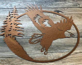 Arte del águila en vuelo